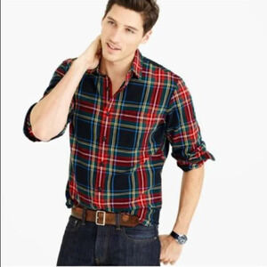 J. Crew - Plaid Flannel Button Down Shirt